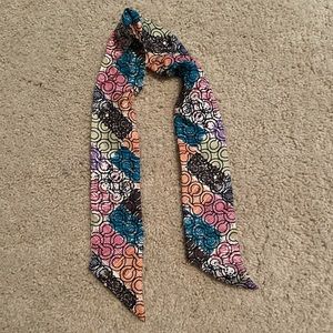 Coach reversible purse scarf